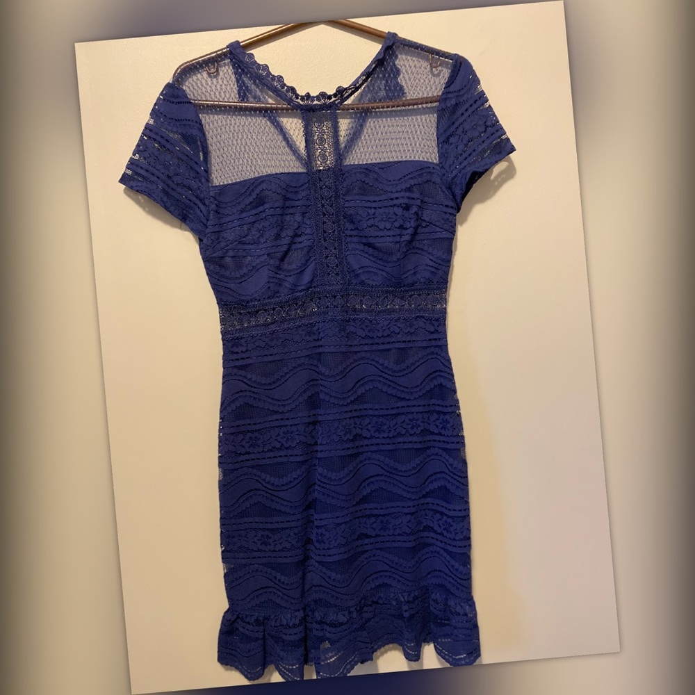 Blue Lace Dress